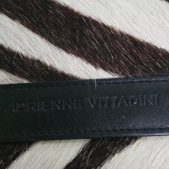 Adrienne Vittadini Faux Zebra Leather Wallet Snap Closure - Picture 4 of 6